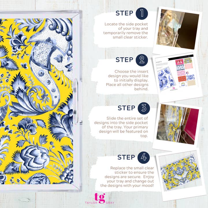 Interchangeable Acrylic Tray- 11 x 17