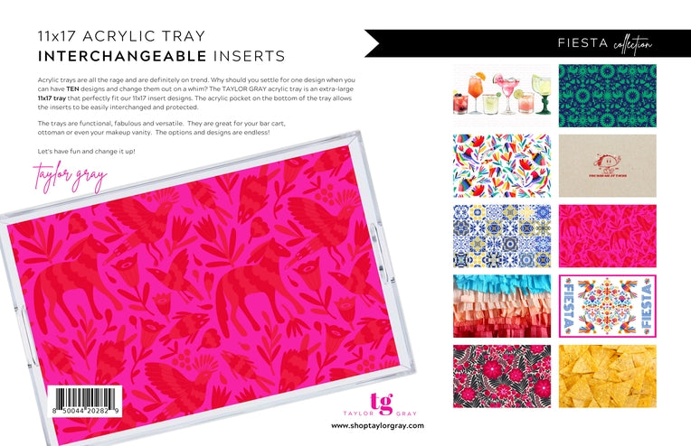 Fiesta Tray Inserts- Set/10