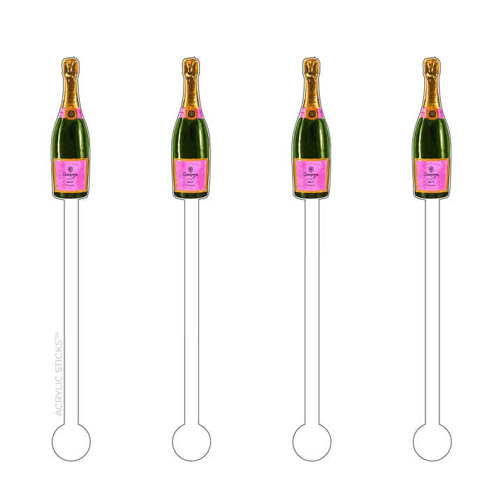 Champagne Acrylic Stir Sticks