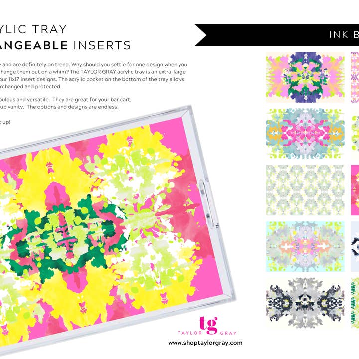 Ink Blots Tray Inserts