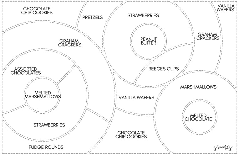 Charcuterie Map Tray Inserts