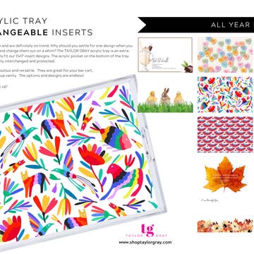 All Year Long Tray Inserts