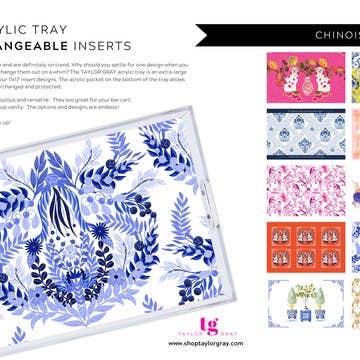 Chinoiserie Tray Inserts