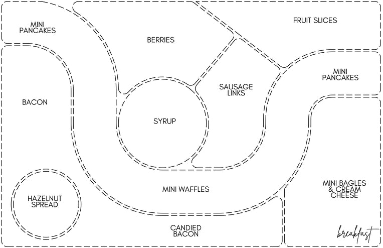 Charcuterie Map Tray Inserts