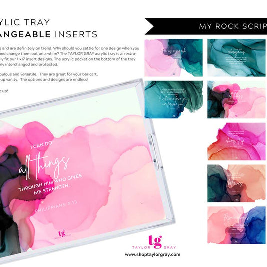 My Rock Scripture Insert