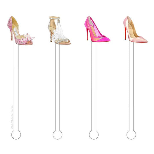 Couture Foot Party Acrylic Stir Sticks Combo