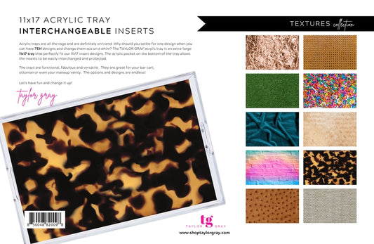 TexturesTray Inserts- Set//10