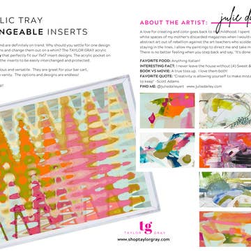 Julie Dailey Collab Tray Inserts