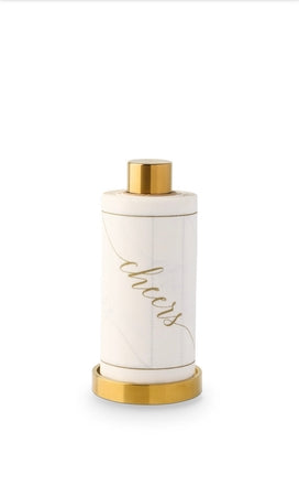 Paper Cocktail Napkin Roll- Golden Salute