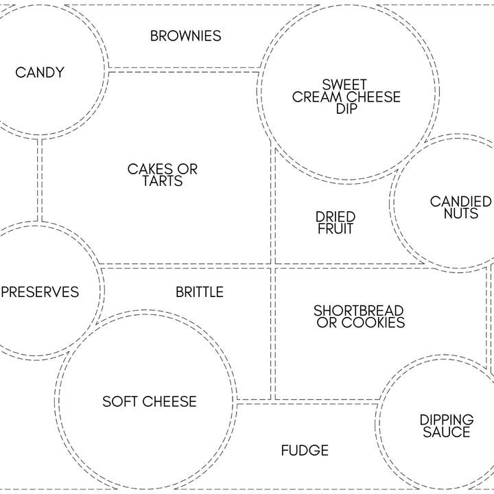 Charcuterie Map Tray Inserts