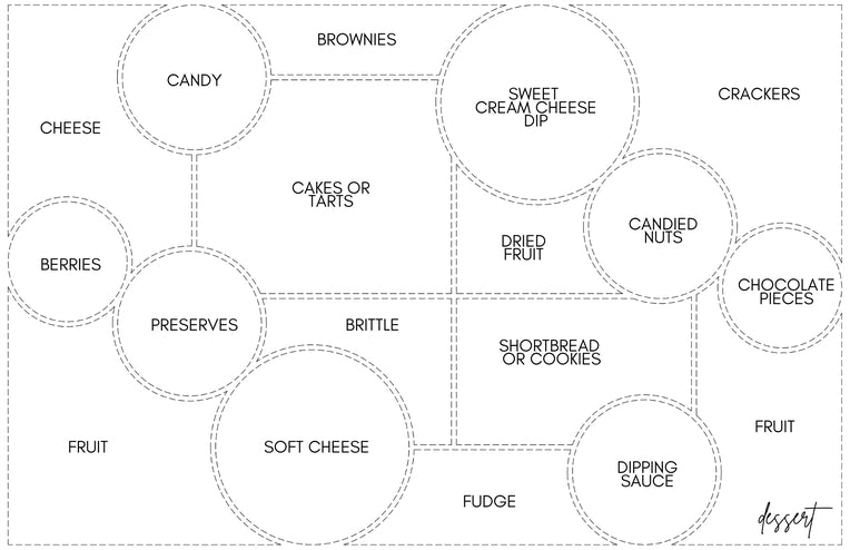 Charcuterie Map Tray Inserts